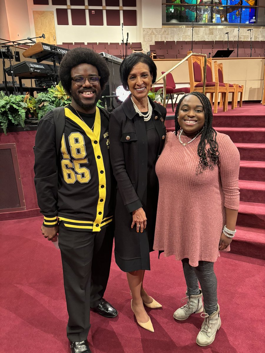 What a joyful day with the @BowieState Choir @reidtempleame Thank you to Pastor Mark Whitlock and First Lady Reverend Mia Whitlock for welcoming BSU to share the history and legacy of the oldest HBCU in Maryland and for your support of our #BowieBold #HBCU Scholars.