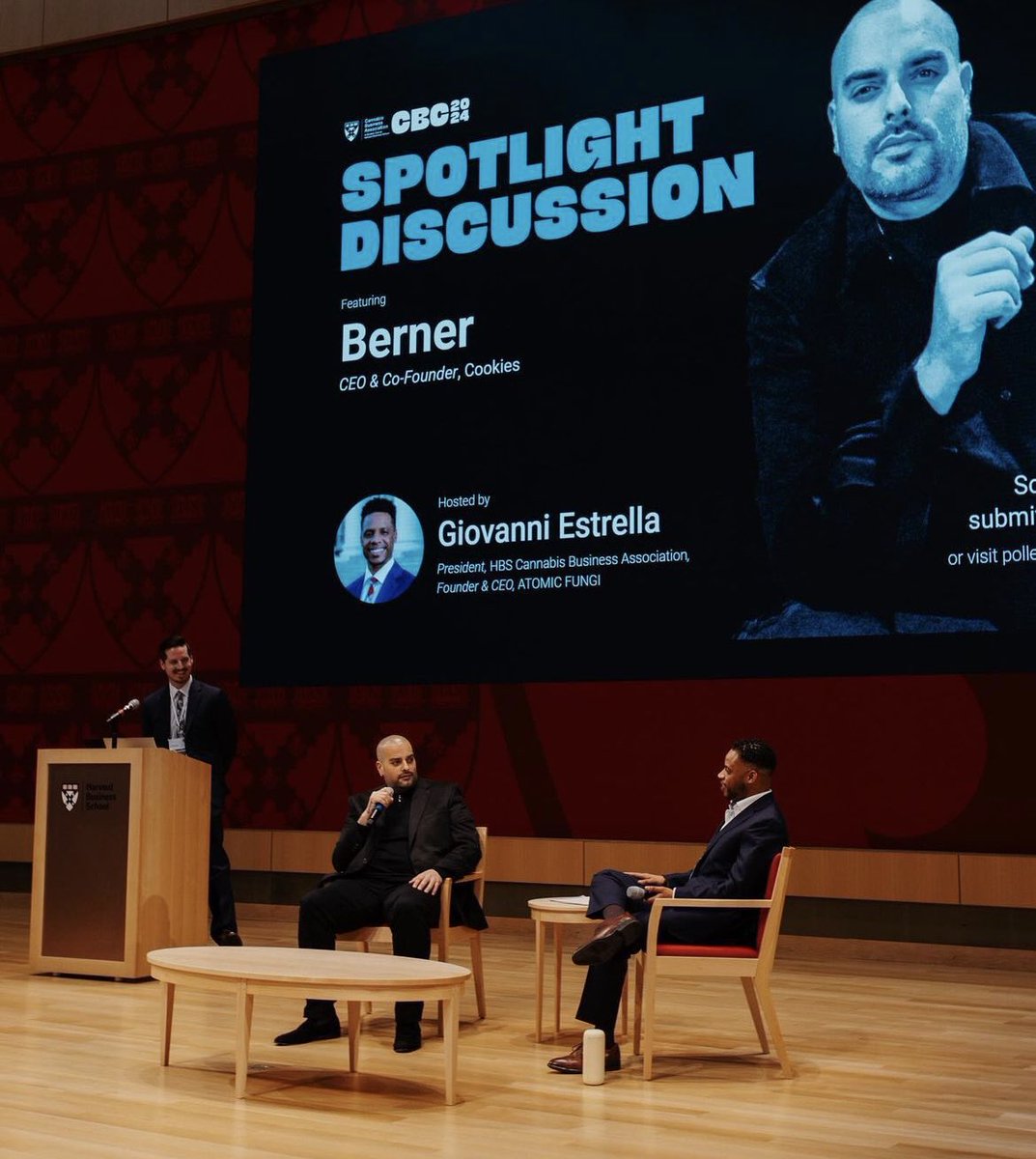 Berner spoke at Harvard today 🎤 “What an incredible opportunity, never graduated high school or thought about college, but just spoke at Harvard, street smarts and communication skills is the new knowledge”