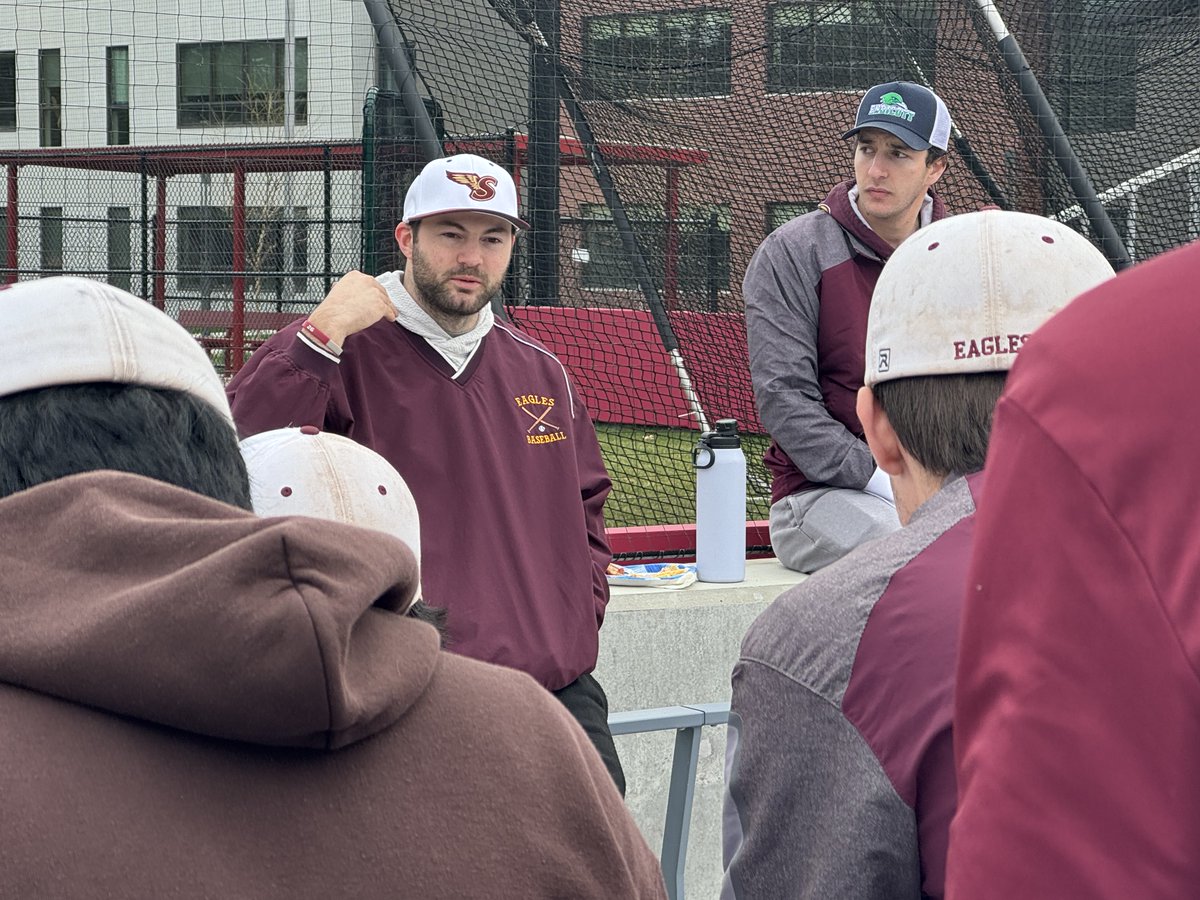 Congrats to birdballer of the week @cole_arundale8 rocking the '88 SHS baseball jacket. Big thanks to <a href="/swedishfishman1/">Jake Fishman</a> for sharing pro-level mental tools, and to alums <a href="/will_ginsberg/">Will Ginsberg</a> <a href="/mtarlin2018/">Max Tarlin</a> @rickyrip1 <a href="/joshcoran/">Josh Coran</a> helping our kids get a little better today. #eagleculture