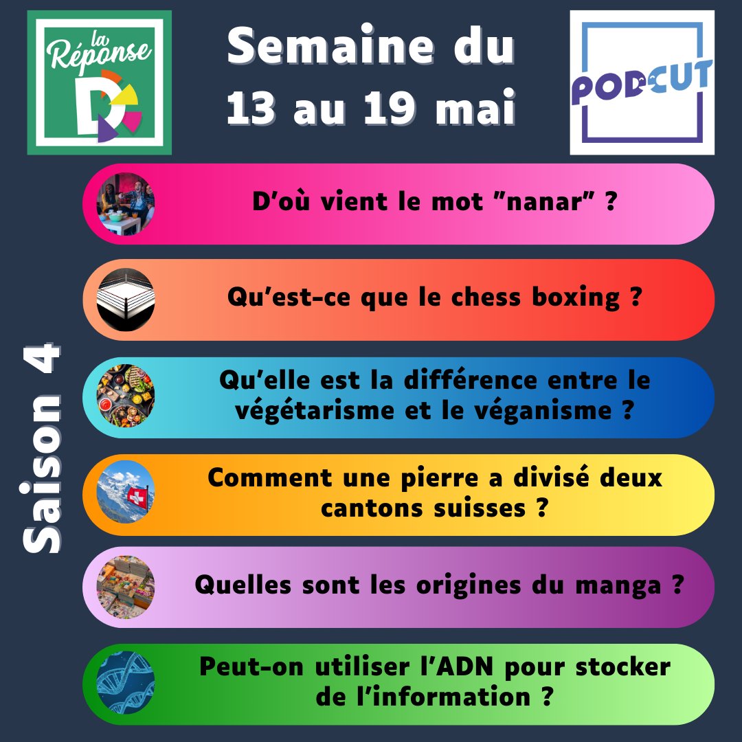 Un joli programme de Réponse D pour une jolie semaine de mai.

Vous connaissez le jeu maintenant... alors ? Combien ?

Merci  à @julienloisy, <a href="/grandpoil/">GrandPoil</a>, <a href="/BeeAline5/">Aline 🌸</a>, <a href="/Histidin3/">Lexine Pwns</a>, <a href="/Laure_mars/">Laure</a>,  @azulita_emi, @Enardan1, CypherS, Althimuz, <a href="/Pomme____/">Pomme Padour 🍎 Officiel *️⃣</a>, @koreminaldi, <a href="/LaConfiture/">La Confiture</a>