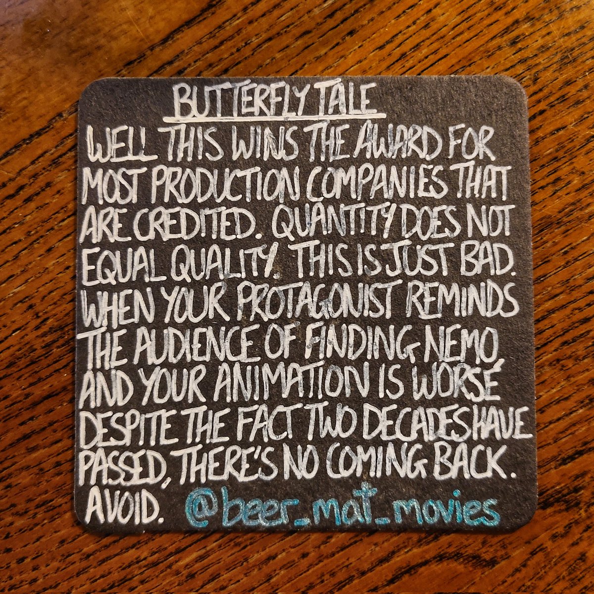 New release review: Butterfly Tale

#FindingNemo