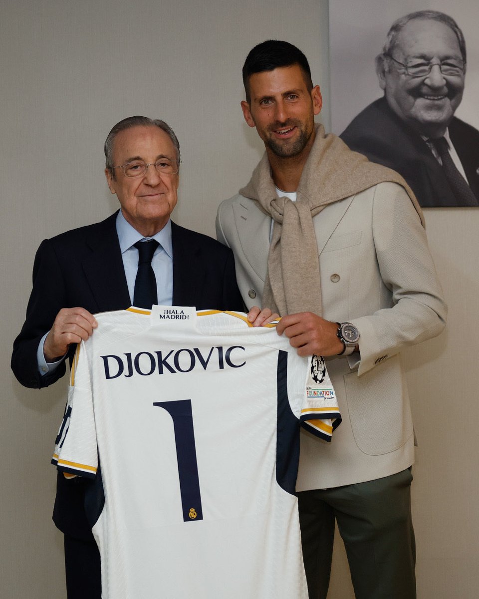 Djokovic, El Clasico’da.⚽️