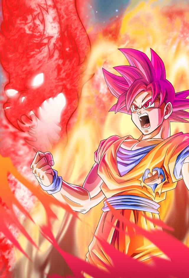DokkanAssets's tweet photo. Bucchigiri Match did God Goku art so good man. https://t.co/AM53N5UoaG