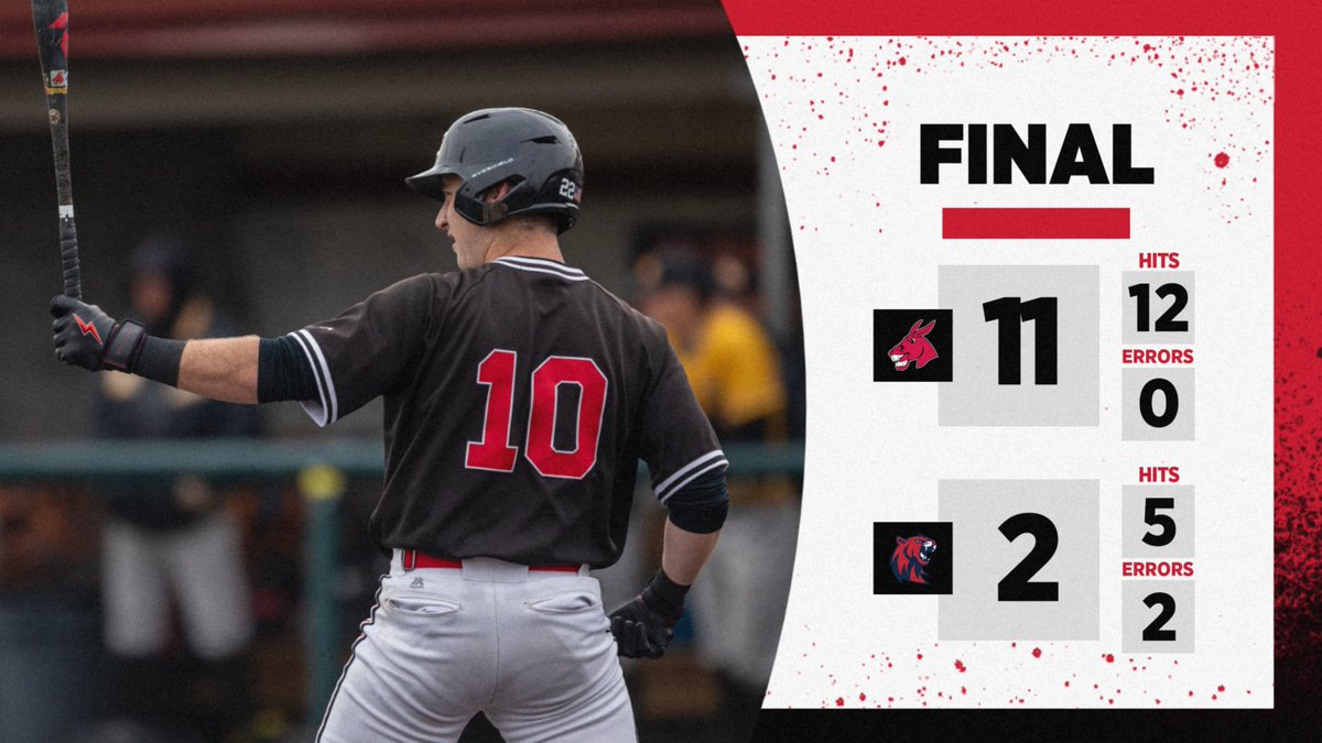 FINAL | No. 2 Mules 11, Rogers State 2

The 2024 <a href="/TheMIAA/">The MIAA</a> Regular Season Title is ours OUTRIGHT with today's win over the Hillcats!

Chase Heath &amp; Brennen van Breusegen both homered -- giving us a new single-season record 104 homers!

#teamUCM x #RollStable
