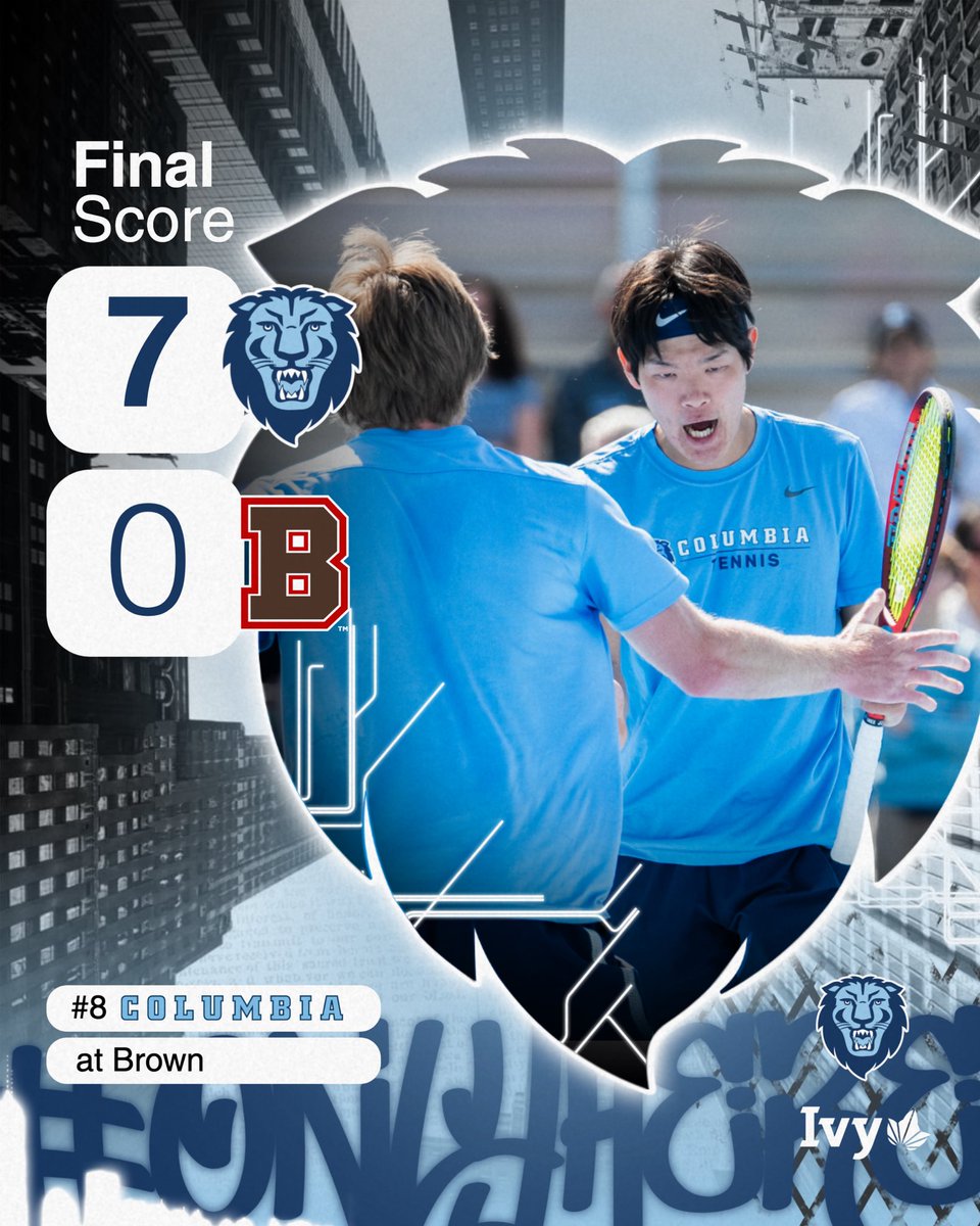 No. 8 Columbia takes the 7-0 win at Brown to finish the regular season with an Ivy League Championship 🏆

#RoarLionRoar