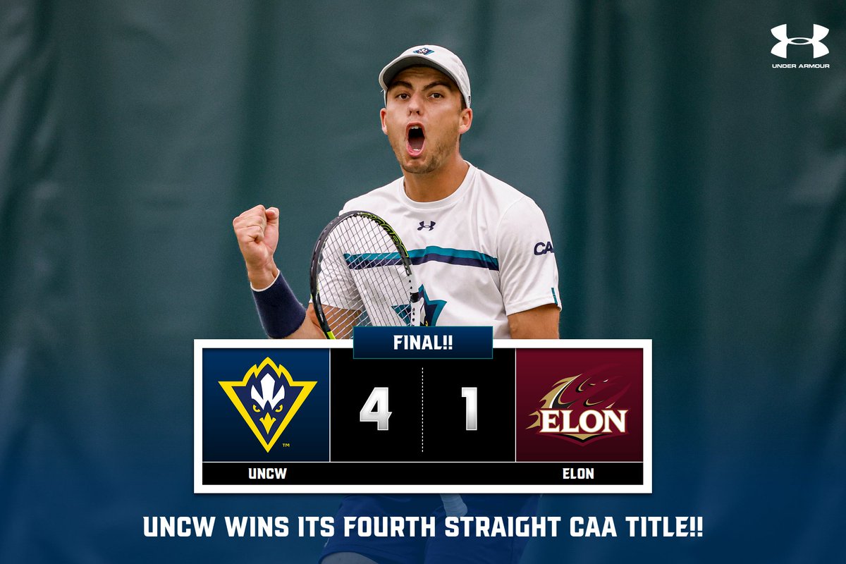UNCW WINS THE CAA FOR THE FOURTH STRAIGHT SEASON!!
#collegetennis #caatennis #ncaatennis