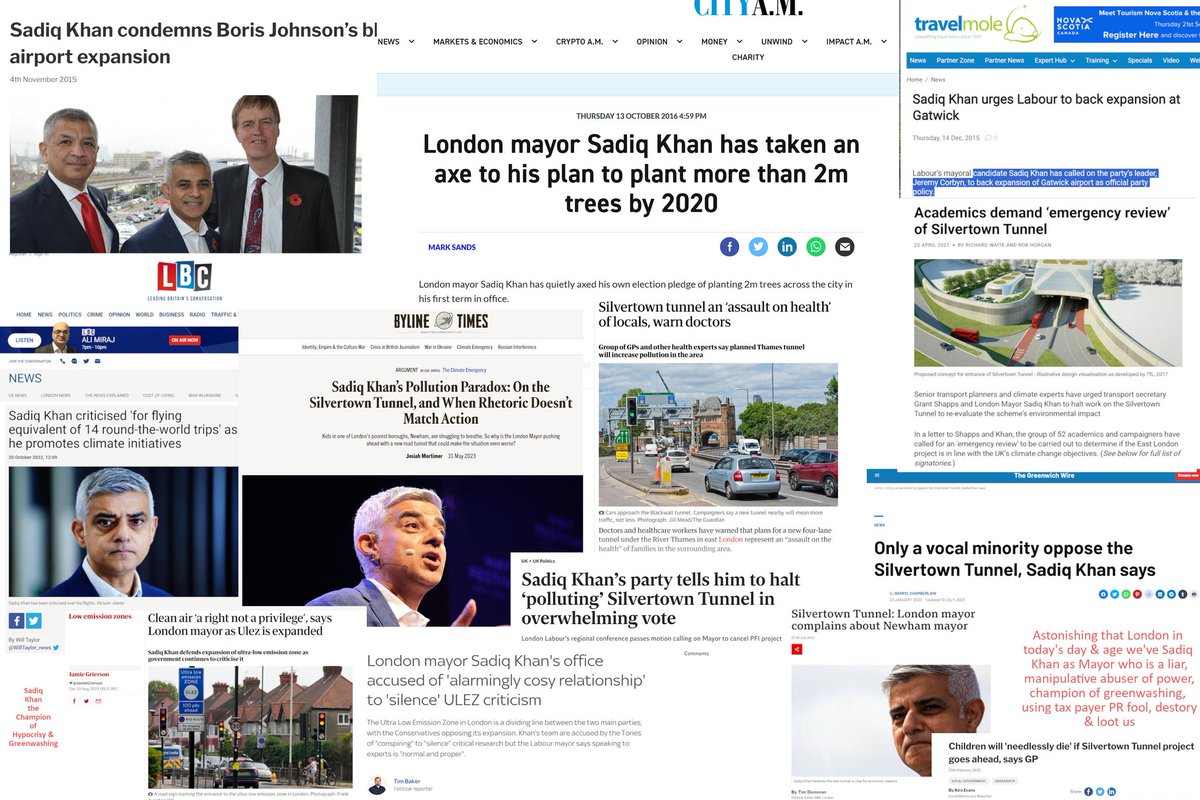 @UKLabour @LondonLabour either are too dumb, brainwashed or have too much of a short memory

Have they forgotten @SadiqKhan totally ignoring their calls to scrap #SilvertownTunnel? One he bullied @rokhsanafiaz to silence her opposition against the tunnel?

Vote wisely folks