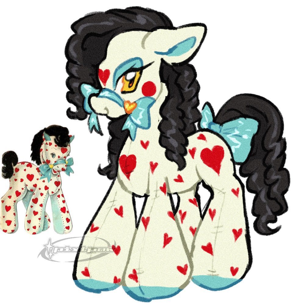 vintage plush inspired pony :)
they’re currently on hold ty!
#mlpart #mlpfandom #characterart