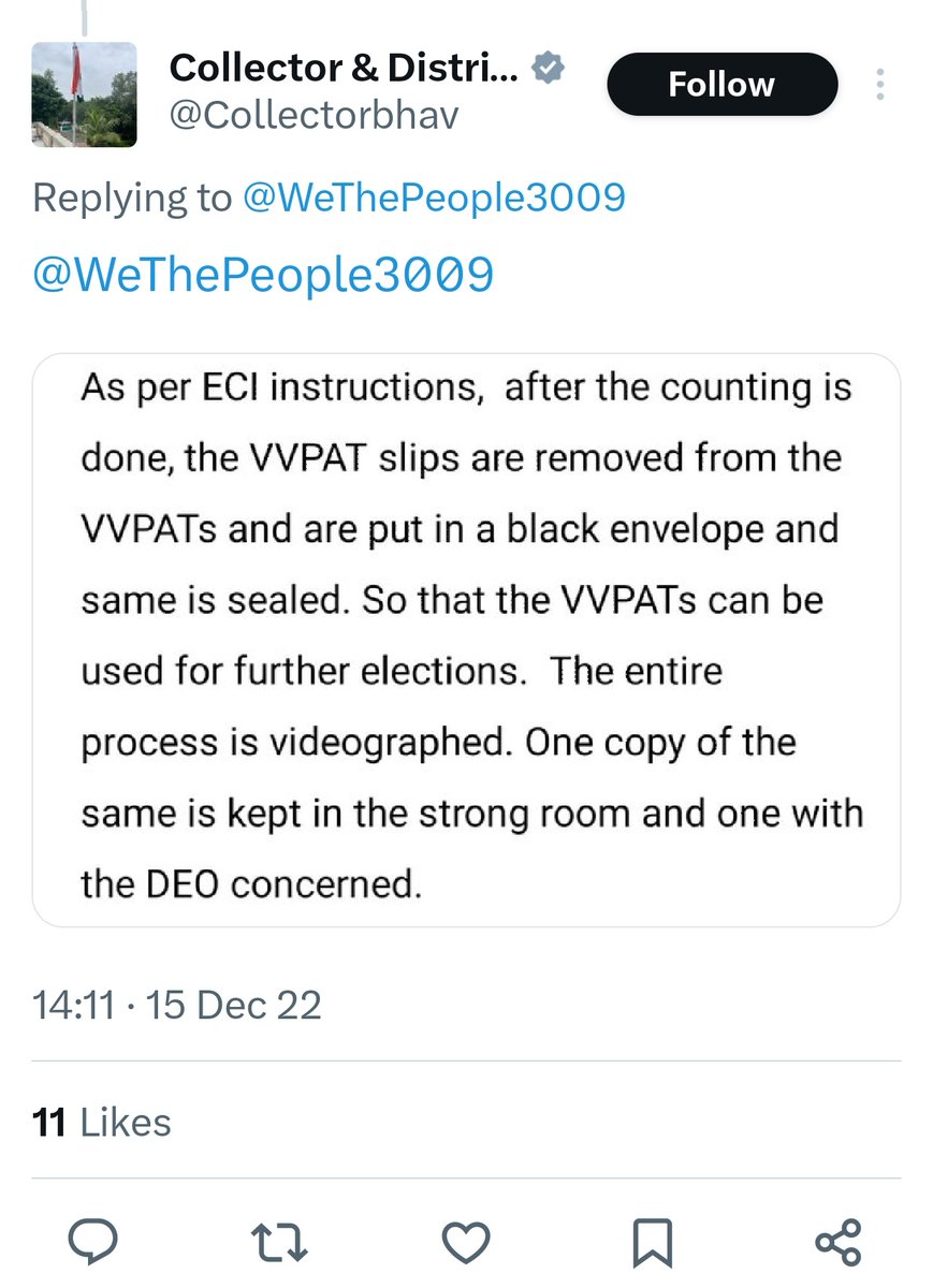 A video showing people removing voting slips from VVPAT machines is viral with claims that it shows EVM fraud. The video is from 2022 during Gujarat Assembly Elections. Here's what Collector of Bhavnagar had to say about the viral video in 2022.