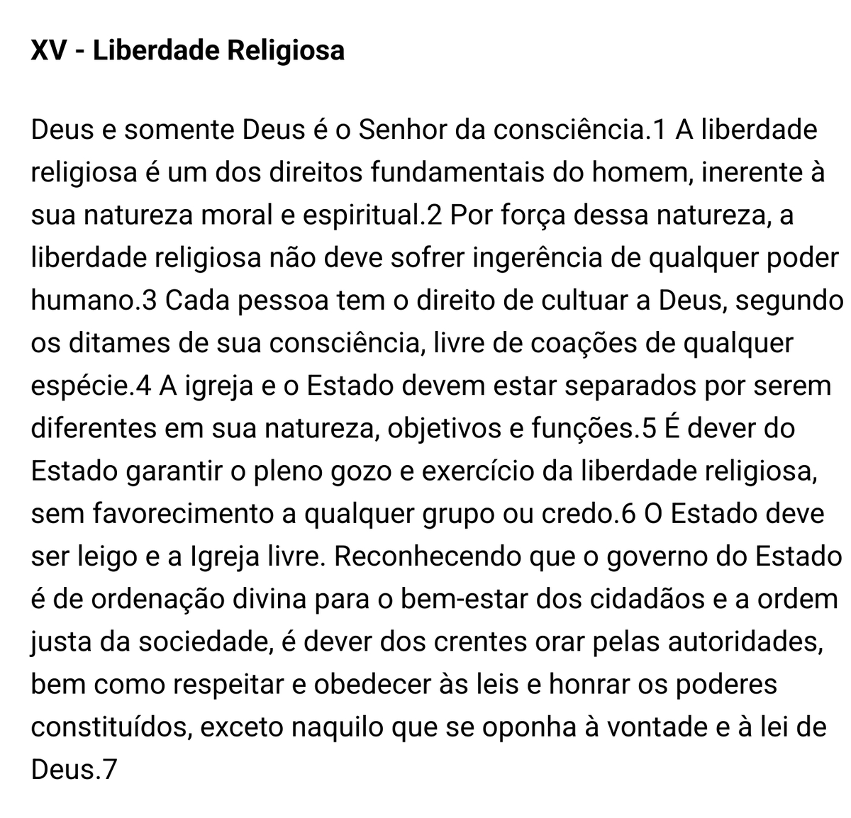 surian's tweet photo. Por incrível que pareça, essa é uma parte da Declaração Doutrinária da Convenção Batista Brasileira. Diferente do que se vê entre os batistas hoje em dia, né? https://t.co/hpN2fNm5Qz