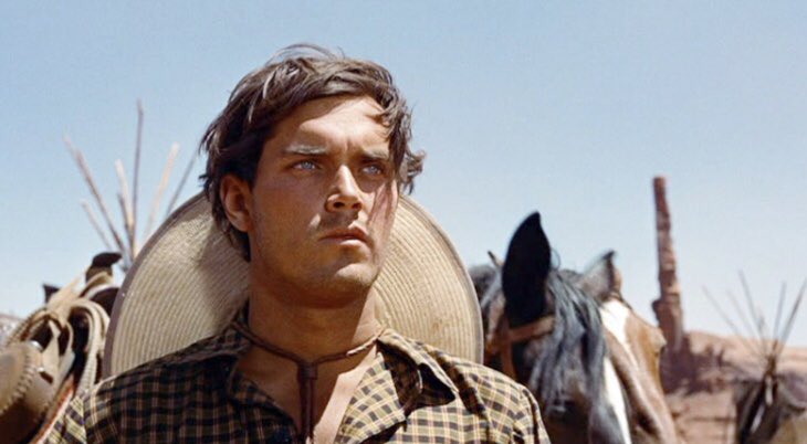 Final tribute to our beloved friend Barbara Rush by watching her first husband Jeffrey Hunter in THE SEARCHERS. #TCMFF