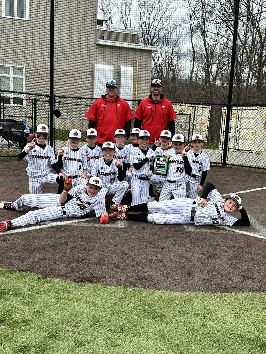 Congratulations to the 10U Stampede team for winning the Select Silver Bracket 10U Border Battles Championship at the New England Baseball Complex! #champs