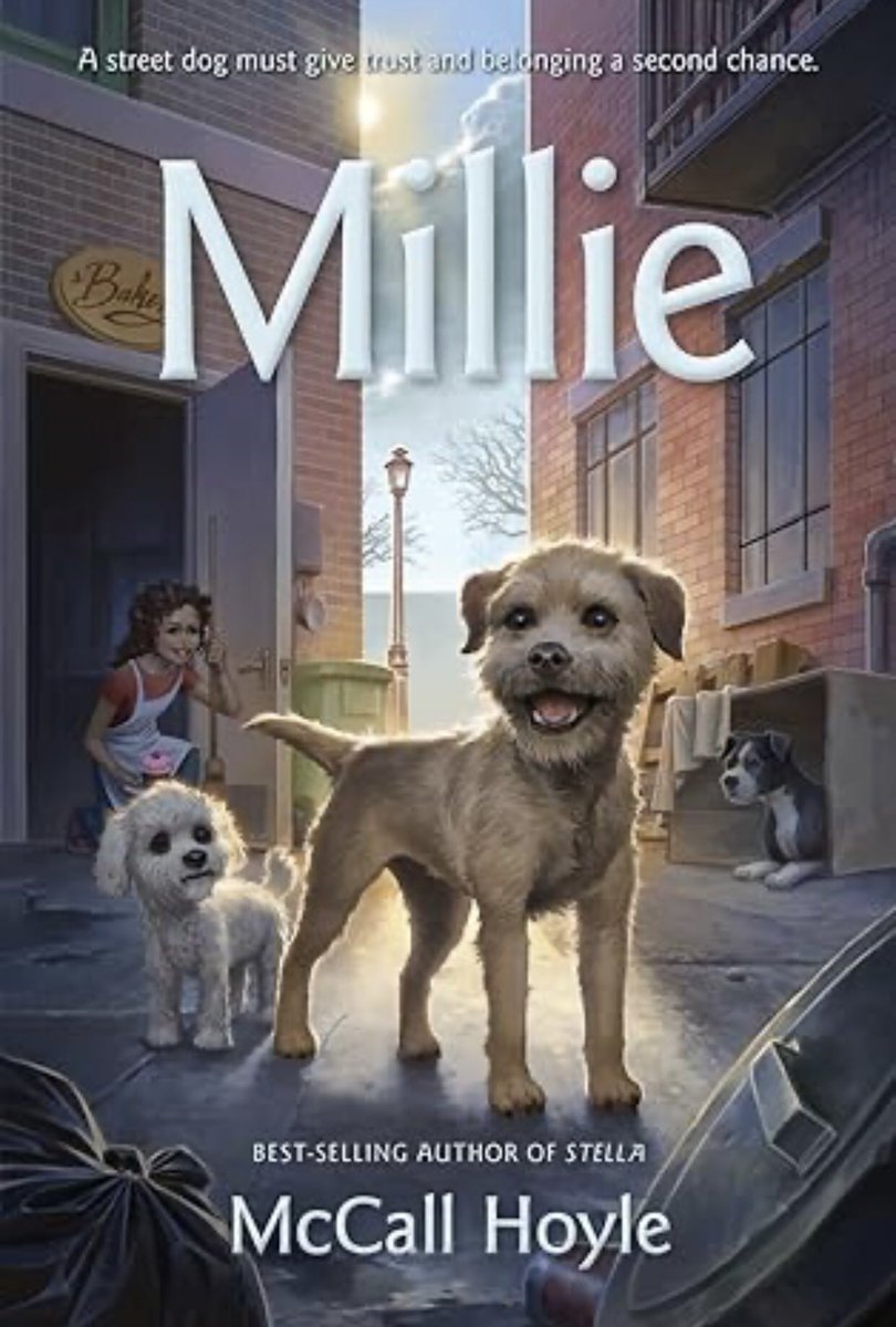 Excellent story about street dog Millie learning to trust people again. So many great quotes and phrases. That last page is the best! Don’t you wish dogs could talk and tell you their pasts and feelings? @McCallHoyle knows MG readers and dogs! 5⭐️ @DISD_Libraries #bookaday