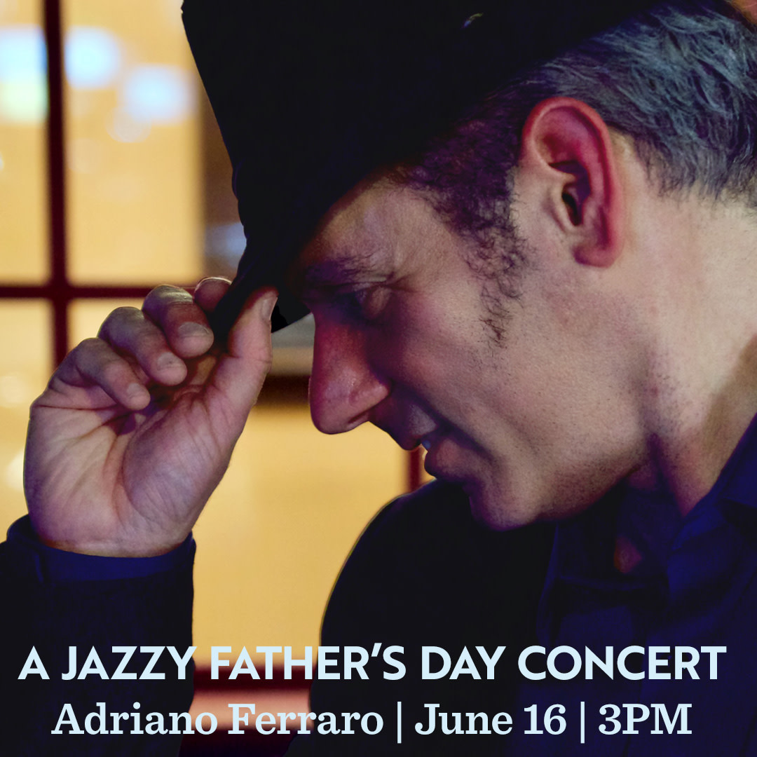 🎤 Dad deserves the best! Treat him to a FREE concert by Adriano Ferraro on Father's Day – featuring timeless hits and sneak peeks of his 'The Voice' performances!🎙️ At the Bing on 6.16 at 3PM. Open Seating. #FreeConcert #FathersDayGift