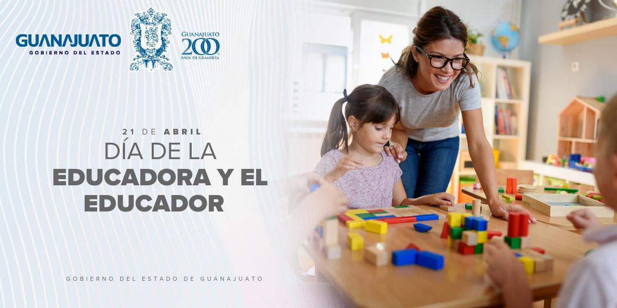 'La tarea de la educación es delicada porque supone, a la vez, amor y desprendimiento, dulzura y firmeza, paciencia y decisión '. Gastón Courtois 21 de abril ¡Felicidades Educadoras y Educadores! 👧🏻👦🏽📚