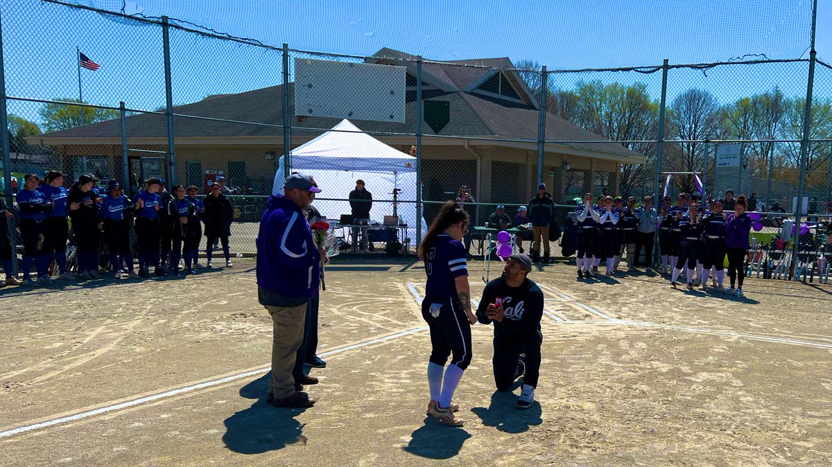 Rockford_AD's tweet photo. Softball drops two to Aurora, but not before a great Senior Day celebration and a small surprise… https://t.co/iE6weeRLTv