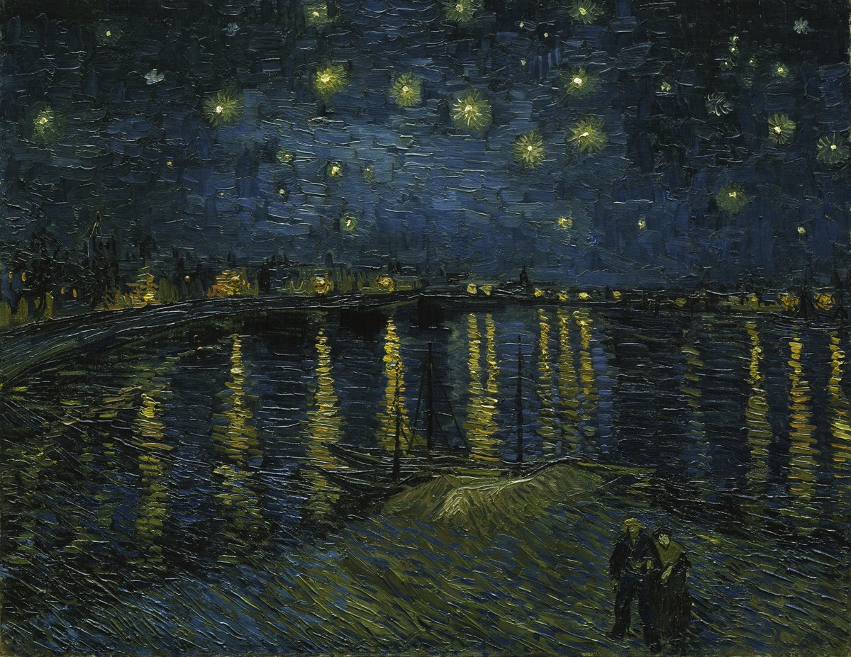 Vincent Willem van Gogh (30 March 1853 – 29 July 1890) was a Dutch Post-Impressionist painter.

'Starry Night Over the Rhône', 1888

Collection: Musée d'Orsay
Exhibition history Van Gogh and Britain, Tate Britain

Source/ Photographer: Google Cultural Institute…