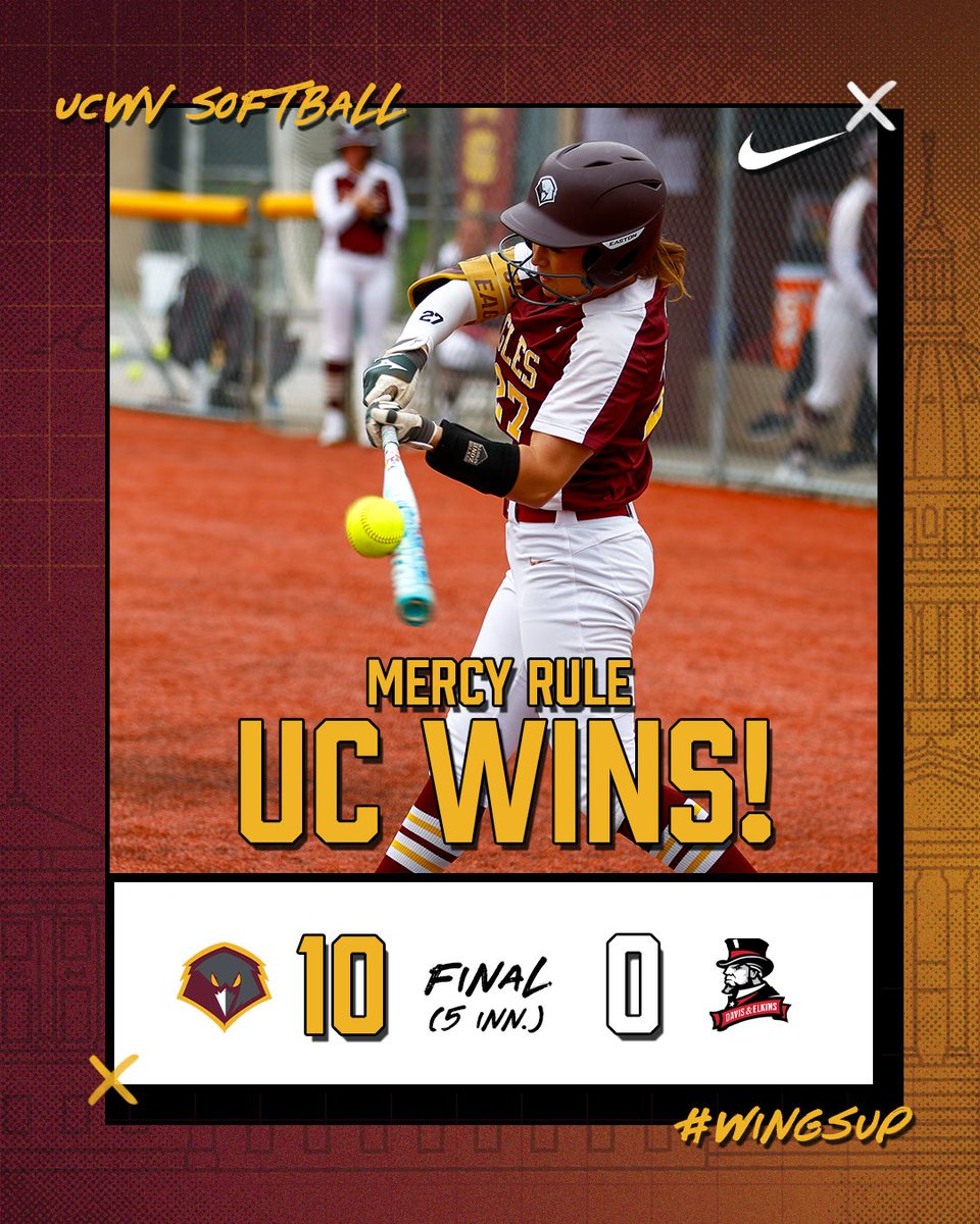 🥎 The Golden Eagles sweep the Senators on Senior Day! 🧹😎 Senior Hannah Rose went 2-3 with a homer, 2 RBIs and 2 runs scored in the win, while Raegan West and Isabella Andujar also contributed via the long ball 🤩 #WingsUp 🦅