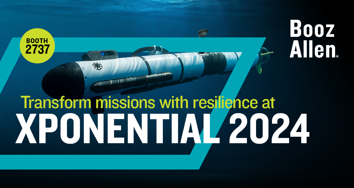 Transform missions with resilience with #BoozAllen at AUVSI XPONENTIAL 2024! Join us April 22-25 to discover pioneering solutions that redefine the capabilities of the nation's armed forces and come visit us at Booth 2737! #XPONENTIAL2024 boozallen.co/49VDzUB