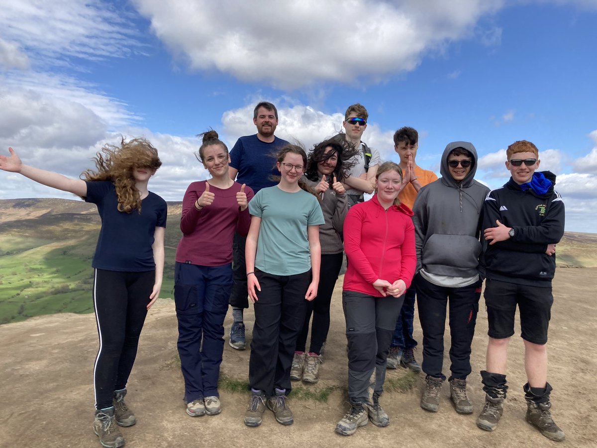 Saturday 20th July - those who fancied a little challenge left the group for a short while resting and headed up loser hill to see some amazing panoramic views 👍 well worth the extra steps for the view! @ValeYorkAcademy