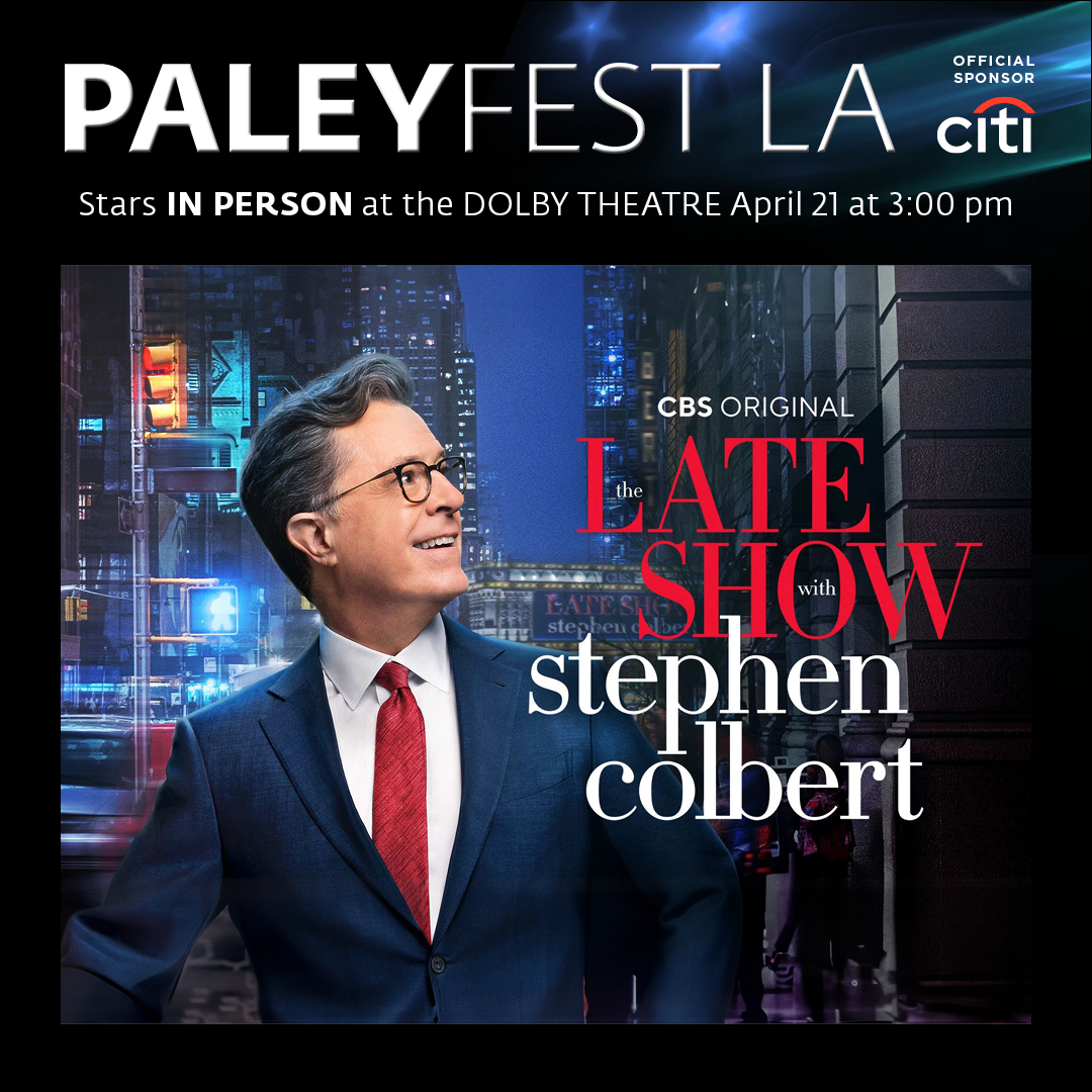 🚀 Today's the day! 🎉 Don't miss out on the epic showdown at PaleyFest LA with the one and only Stephen Colbert @colbertshow! Get your last-minute tickets NOW and join us for an unforgettable night! Secure your spot now: bit.ly/3SJmOpi Official Sponsor: @CitiBank