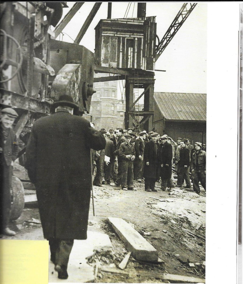 Churchill visiting London Docks 1944