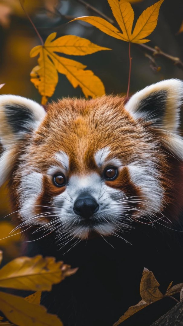 Check out this stunning AI-generated artwork of a red panda in the autumn forest! The detail in the panda's features and the warm tones of the leaves create a cozy and inviting atmosphere. #AIart #redpanda #autumnvibes 🐾🍂🎨