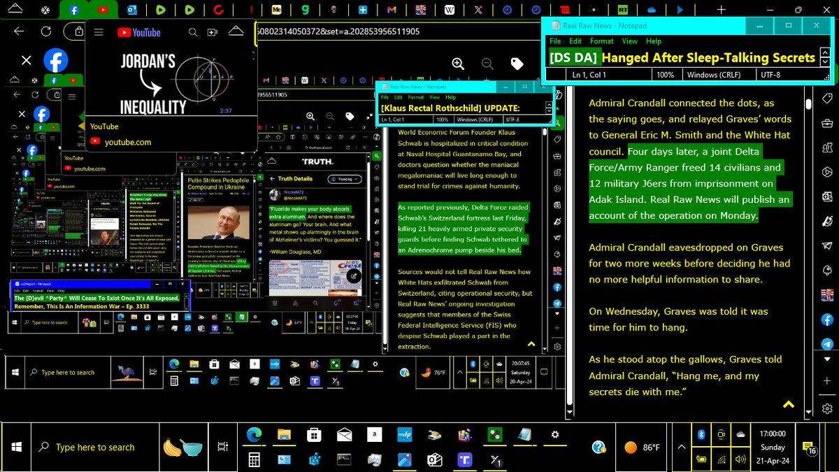 BlackHouseGov's tweet photo. ▲#Sun21Apr24𝕏⇒#α▼#Agent777 #Agenda47 #USSF 📐#Origin #San_Francisco♥#BlackHouseGov #WTPN #5GUW #Zeroth_Law #DeathWish ☠ #VT_INTEL 👽 #IFB ♥ #ZPT #Judy_Note » #Exopolitics: #Galactic #Federation Conflict Update, Biden Admin #UAP Concerns, & Underwater #UFOs

▬ Featured YouTube(s) ▬
Jordan's Inequality Visual Proof

..., animated visual proof demonstrating Jordan's inequality, which is an equality providing upper and lower bounds for the sine function over the interval [0, pi/2].

https://t.co/5nWDuYWnrI?

=================
#Exopolitics_Today 
Galactic Federation Conflict Update, Biden Admin UAP Concerns, and Underwater UFOs

Exopolitics Today Week in Review with Dr Michael Salla – April 20, 2024

▬ Interview on the Greg Reese show about exopolitics

▬ A Message from the Galactic Federation of Worlds on the Iran-Israel Conflict

▬ Rear Admiral Tim Gallaudet releases a Report on underwater UFOs aka USOs

▬ Next Galactic Spiritual Informers Connection runs from Sept 27-29. 

▬ JP video commentary on his interactions with the underground Ant People

▬ NASA Astrobiology workshop discusses announcing the discovery of ET life.

▬ Investigative Filmmaker Discusses UFOs, Underground Bases, SSP’s & Non-Human Intelligence

▬ Biden Admin officials, Jake Sullivan and Lloyd Austin, shut down any prospects for passage of the UAP Disclosure Act due to election year concerns

▬ The declassified Kona Blue document shows that UFOs were taken seriously by the Dept of Homeland Security, but it never got access to any retrieved alien tech.

▬Sweden & Switzerland just signed the Artemis Accords expanding it to 38 countries.

▬ Some important insights shared in this Liberation Times article about a newly released batch of FOIA documents concerning whistleblower testimonies about UFOs.

https://t.co/LfZtKv5LU0?

▬ @MichaelSalla ▬
==================

▬ https://t.co/gnWoecVOpS ▬

==================

▬ https://t.co/psu4H8ZvNq ▬

===================
▬ https://t.co/pitkxZndoR ▬

Restored Republic GCR, Real News, Cabal exposed, White Hats, WW3 news, #VT_INTEL 👽 & more ...
===================
▬ https://t.co/hz8xunipX6 ▬

▬ @realx22report ▬
===============

∞ Blessings² ∞φ†