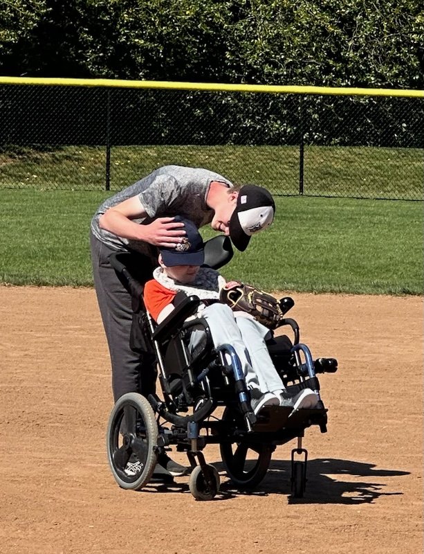 DomHighBaseball's tweet photo. Our Titans not only work hard at our sport but also demonstrate leadership and a strong  commitment to community service. Thank you to our player committee for continuing our partnership with Challenger Baseball! #dombats #giveback #playerdriven @DominionLcps @TitanAthletics2 https://t.co/mE1SFqeg3g