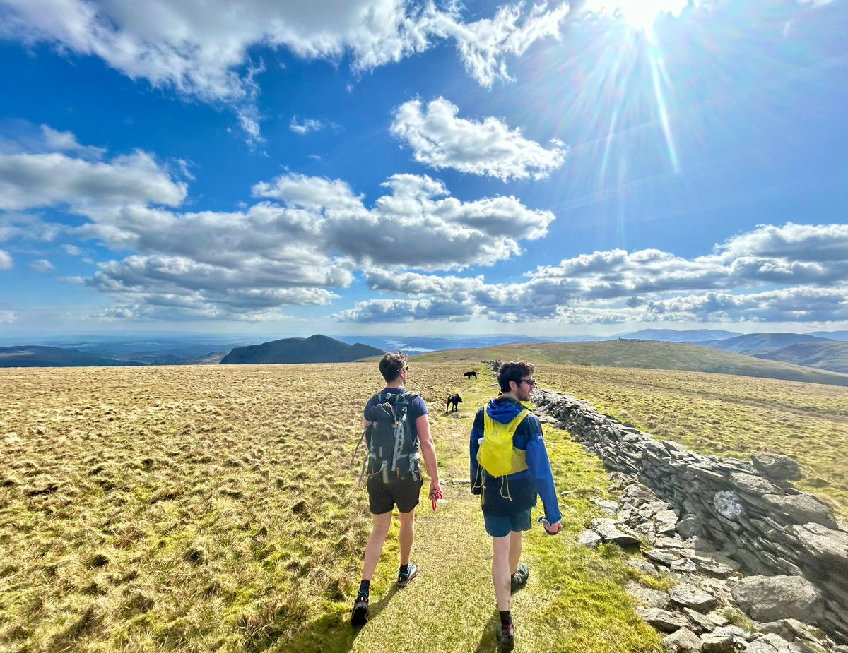 What a weekend in #Cumbria great to see people up in the fells. #staysafe #beprepared