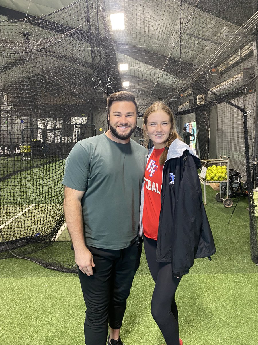 Great start with @ogxsoftball in Charlotte today with the best!! Always so much to learn from @rykerzc.