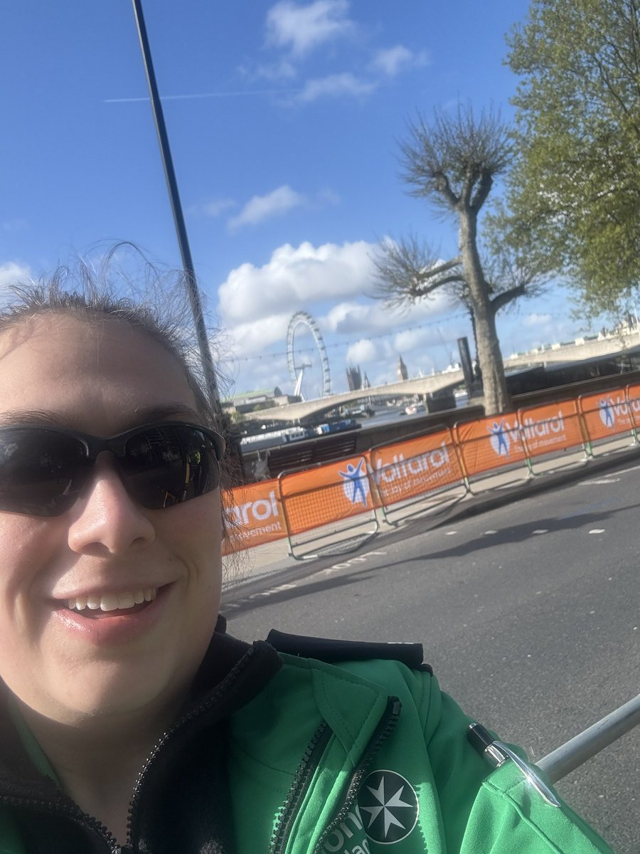 What an amazing day volunteering with <a href="/stjohnambulance/">St John Ambulance England</a> supporting <a href="/LondonMarathon/">TCS London Marathon</a> for 2024. See you again in 2025