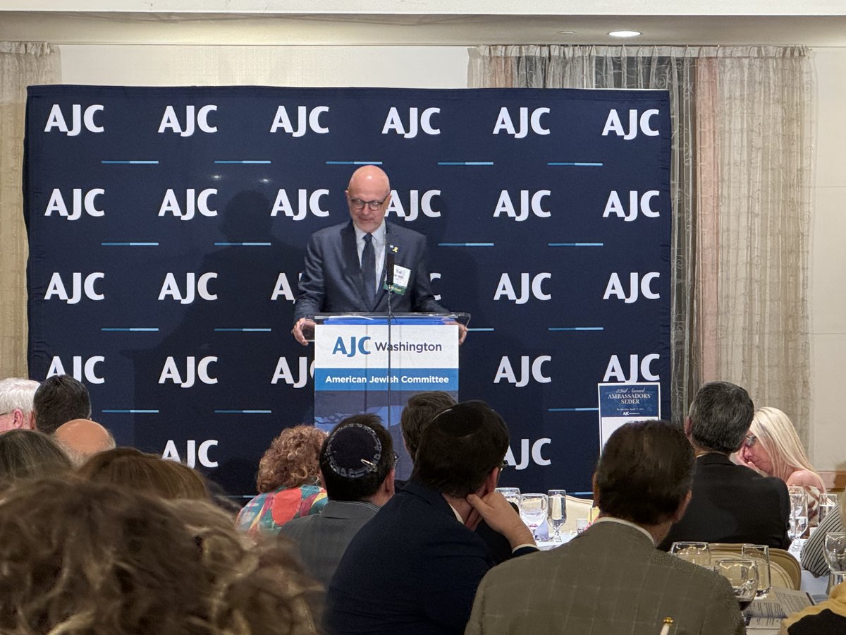 It was an honor to attend the 32nd Annual Ambassador’s Seder with @AJCGlobal and so many good friends.