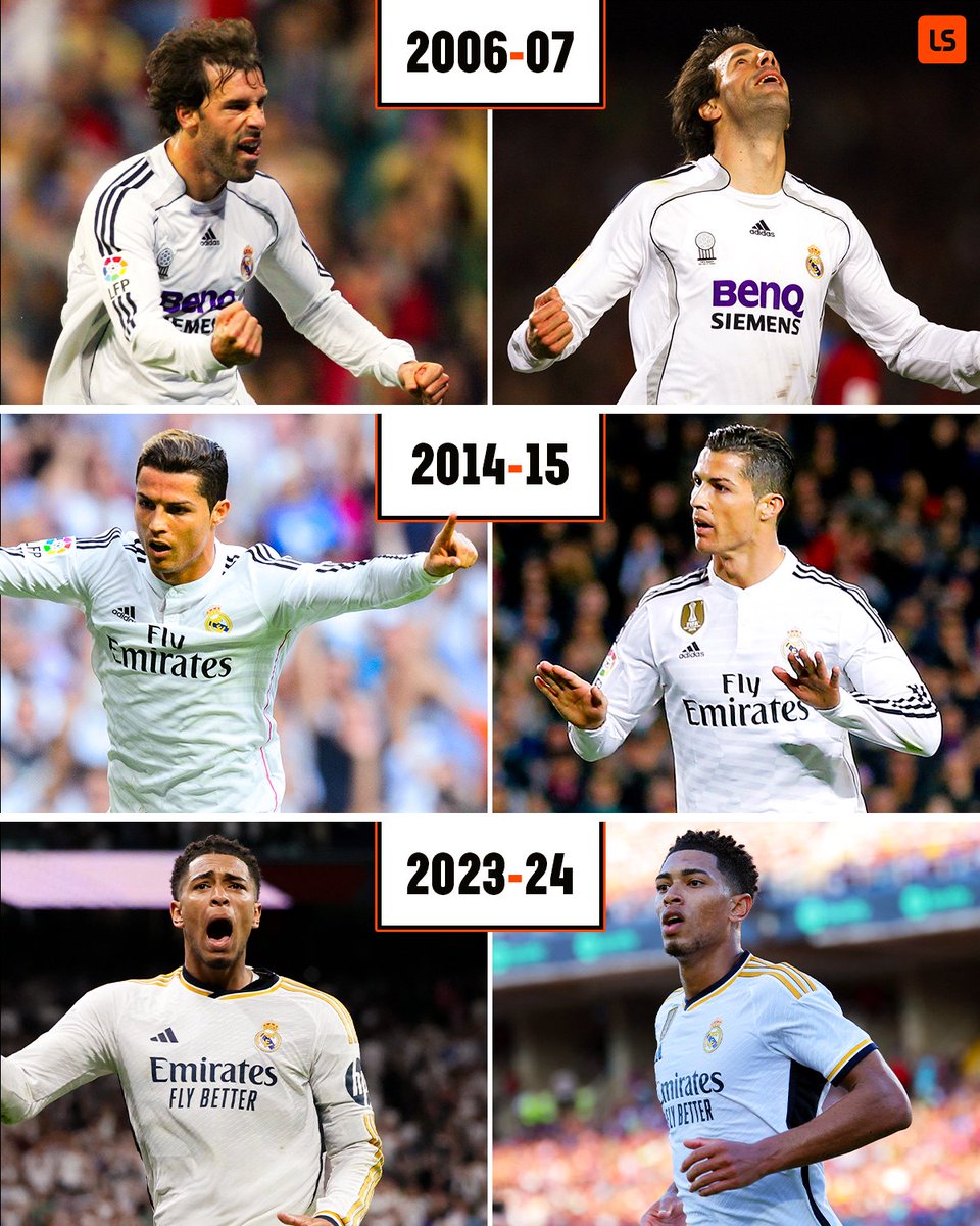 Jude Bellingham has become just the THIRD Real Madrid player this Century to score home &amp; away in El Clasico in the same LaLiga season 🇪🇸

𝗛𝗘'𝗦 𝗦𝗣𝗘𝗖𝗜𝗔𝗟 🤩