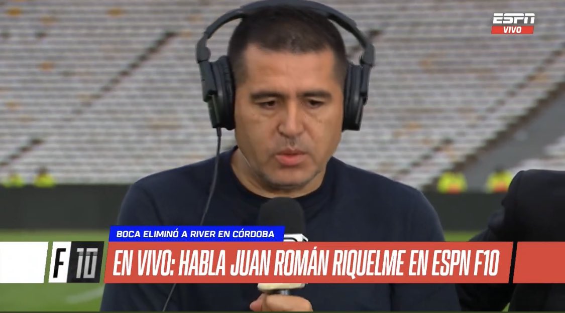 “Toda la semana dijeron que Demichelis iba por su tercera victoria consecutiva, pero no dijeron que Boca iba por su tercera ELIMINACIÓN a River consecutiva…”

¡Claro, Román! 😂