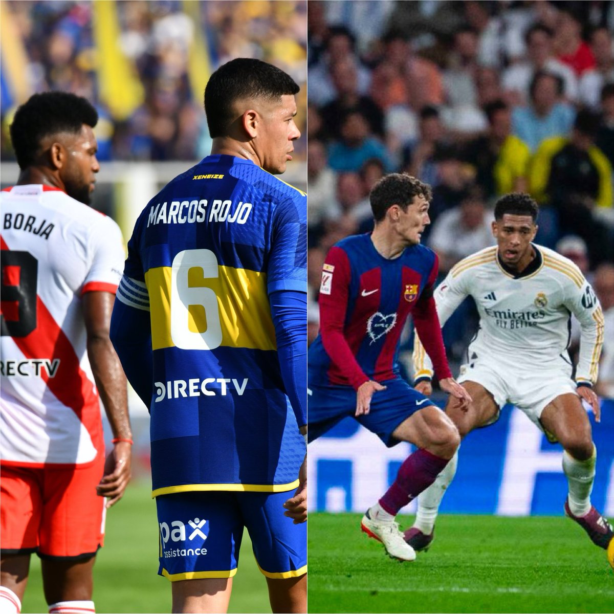 🤩🔥 ¡DÍA DE CLÁSICOS! 🇦🇷 Boca Juniors venció 2-3 a River Plate y se clasificó a la semifinal de la Copa de la Liga en Argentina 💪🏻 🇪🇸 Con un gol agónico de Bellingham en los adiciones, el Real Madrid hizo respetar su localía y le dio la vuelta al partido para imponerse 3-2