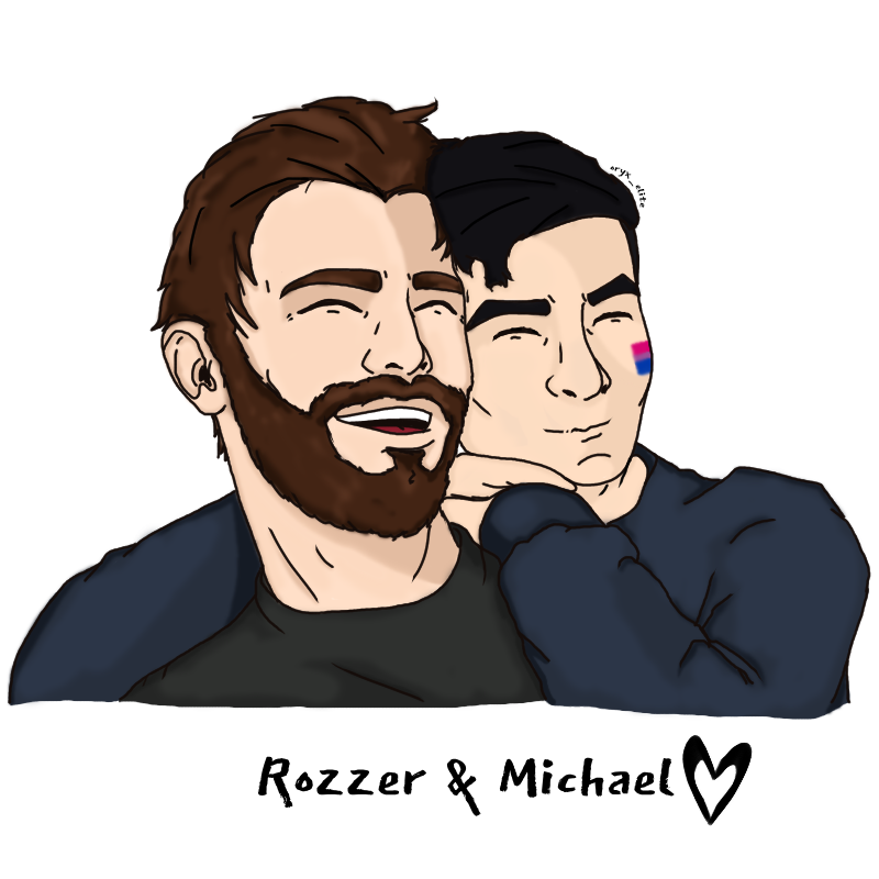 Rozzer and his boyfriend, Michael 💯🖤 #RainbowSixSiege #R6S #WeR6Community #Concept