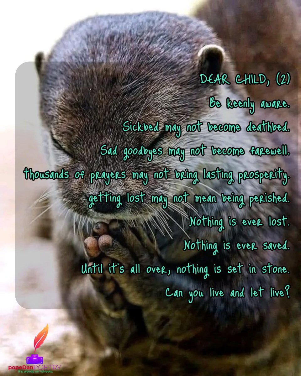 PopedanC's tweet image. #dearchild #popedanpoetry #pictopoems #poetrycommunity  #poetrylovers