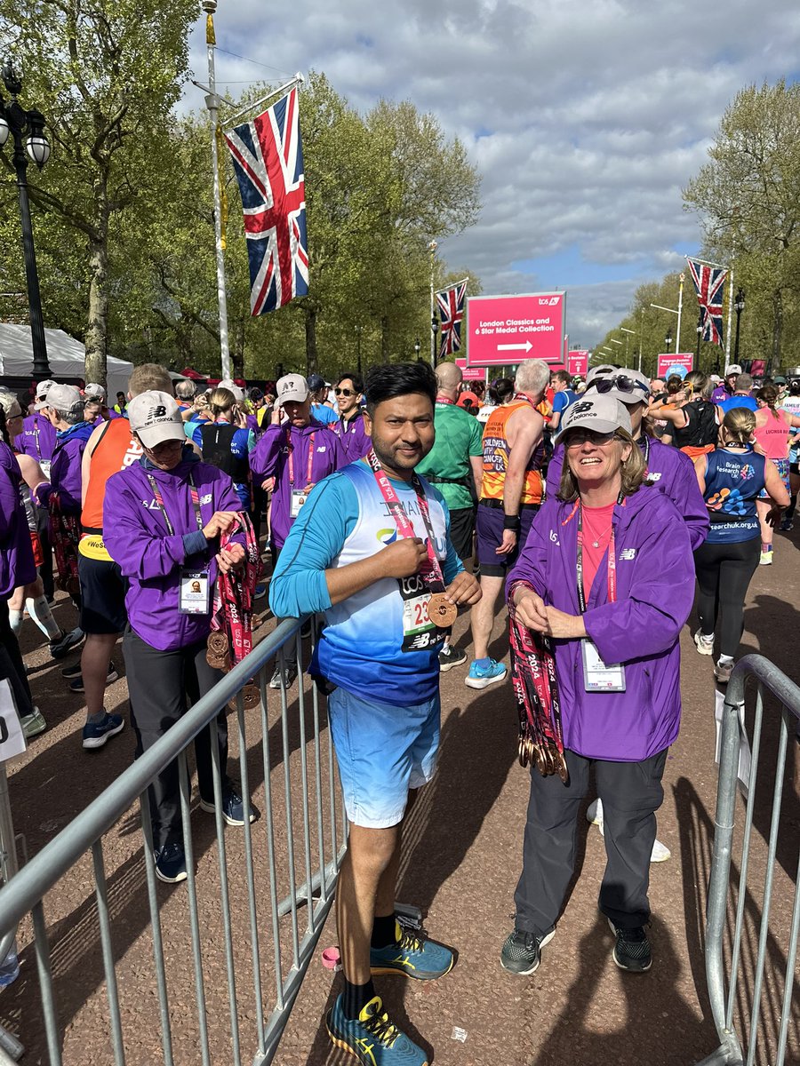 I have competed my 5th Marathon today. I ran 3 for @age_uk, an amazing charity looking after the wellbeing of many elderly people. Please donate 2024tcslondonmarathon.enthuse.com/pf/imam-haque