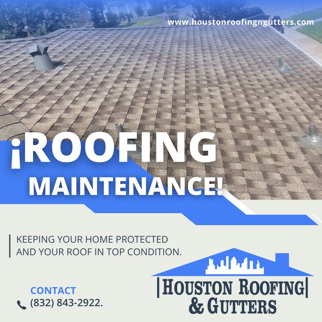 🌟🌟Keep Your Roof in Top Shape with Regular Maintenance! 🏠🛠️ #RoofMaintenance #HoustonRoofingNGutters #HomeCare 🌟🌟

Contact Us 📞 (832) 843-2922.
Website 🌐 houstonroofingngutters.com