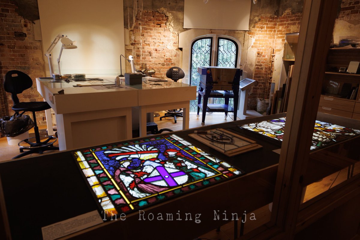 theroamingninja's tweet image. Scraping in for #StainedGlassSunday, some images from my visit last Sunday to Highcliffe Castle in Dorset. Lovely to see the restoration work ongoing. Well worth a visit