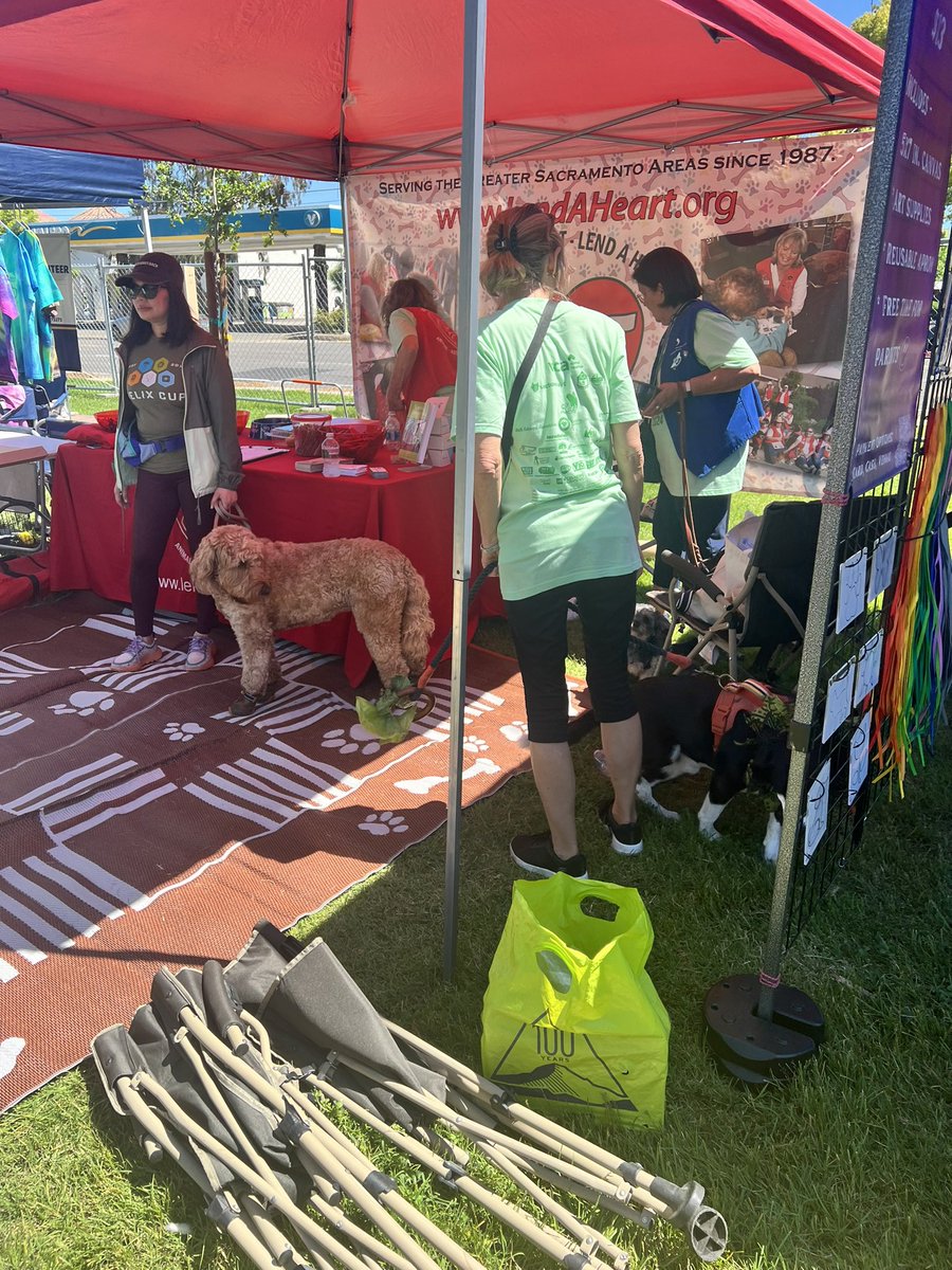 Stopped by @SacramentoSPCA for their Doggy Dash yesterday! It was great to see the community come together for a good cause – saving animals.