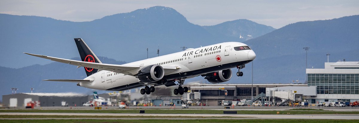 Kent_YVR's tweet photo. #AC116 @AirCanada @BoeingAirplanes #787-9 departure @yvrairport for #YYZ @torontopearson π #yvrspotters #avgeek #CFVLU #B789 https://t.co/ukmAF6aaEG