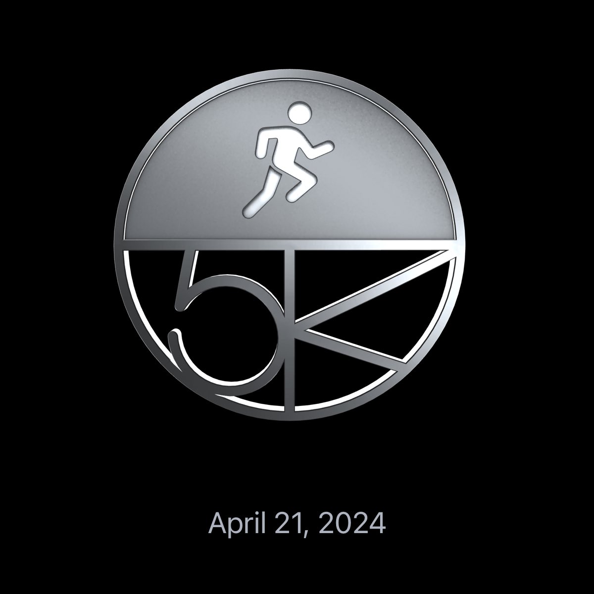 I just did a 5K with my #AppleWatch. #firsttimer