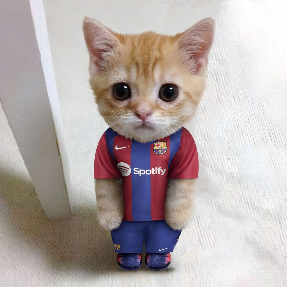 Do gatos watch football/soccer? 

Whoever guesses the right score for the ElClassico tonight at Final Time gets 1 sol!
Simply Like, RT, and comment below with your answer.

#ElClásico