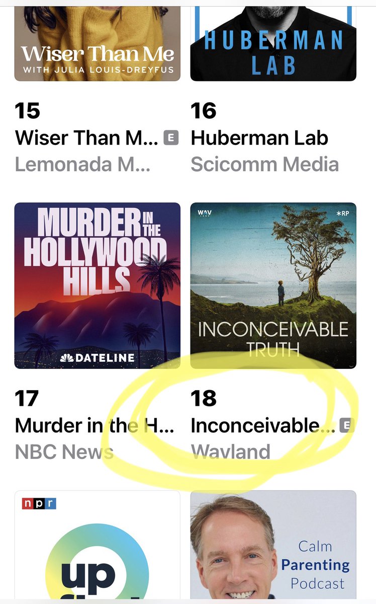 “Inconceivable Truth” is so good — playful, vulnerable, and in the hands of @mattkatz00 really quite profound. It’s also tearin up the charts!