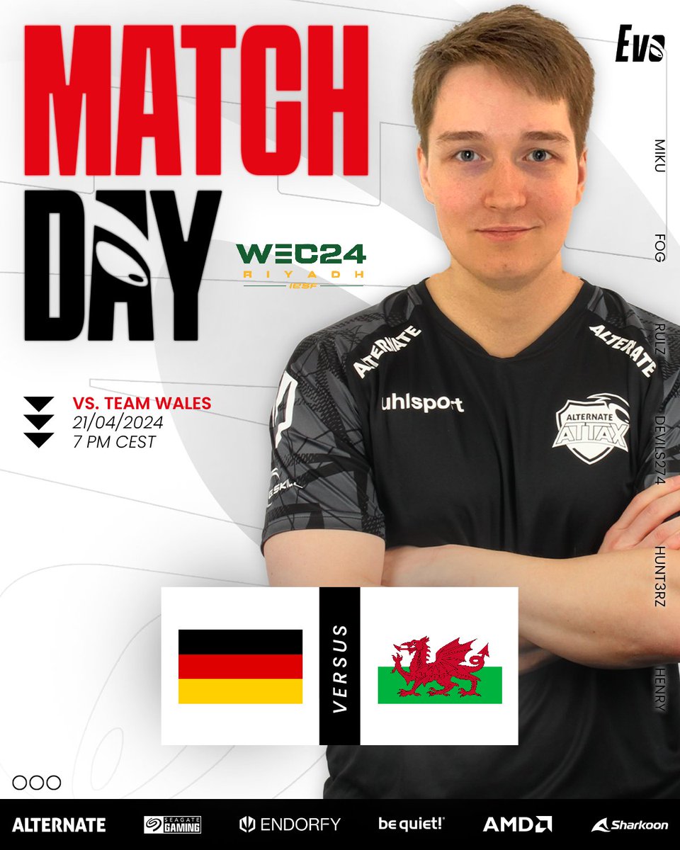 One more Länderspiel to go! Let's see what Wales 🏴󠁧󠁢󠁷󠁬󠁳󠁿 has to bring to the server 👀 #aufgehtsattax #IESF #WorldEsports