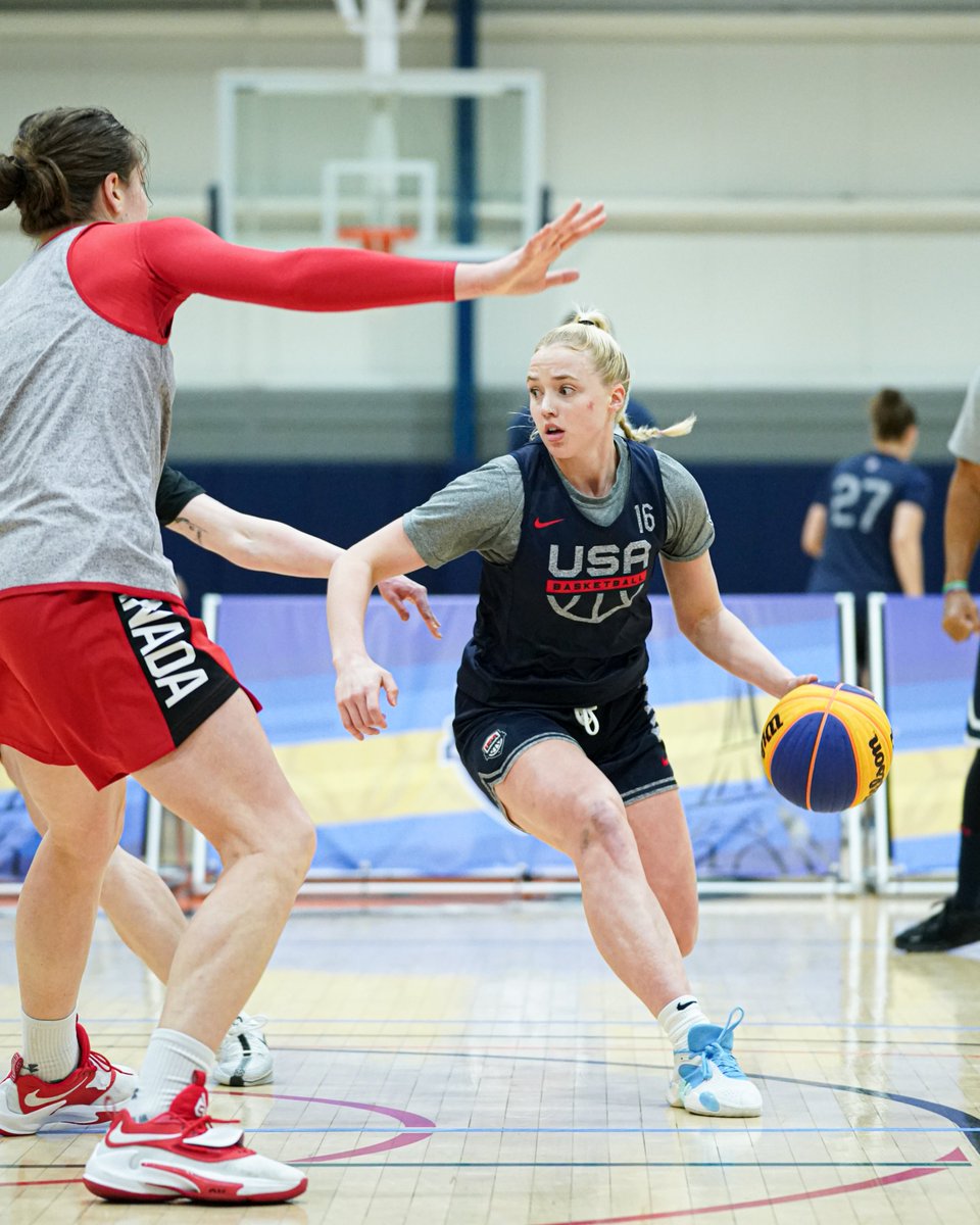 🇺🇸 Team USA for #3x3WS Springfield 🏀 ♦️ @C_Burdick11 ♦️ @howard_rhyne ♦️ @lexiehulll ♦️ @haileyvanlith