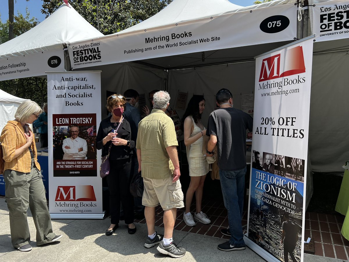 Visit the @mehringbooks stall at the LA #BookFest on Day Two. Cardinal Zone 075 #socialistbooks #whattodola #letasnaspeak #usc