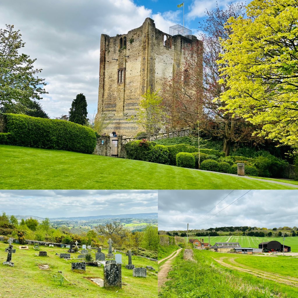Cara_Farran's tweet image. Gorg 15-mile hike, starting in #Guilford, going through the #NorthDownsWay, finishing in #Dorking 😌💁🏼‍♀️🥾